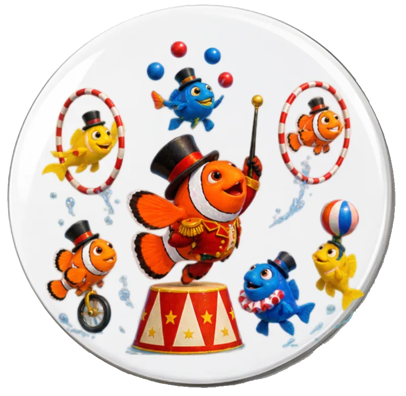 Fridge Magnet with a customer design, digital preview