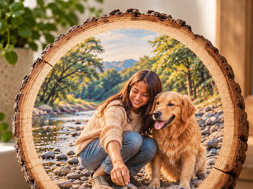 Wood slice
