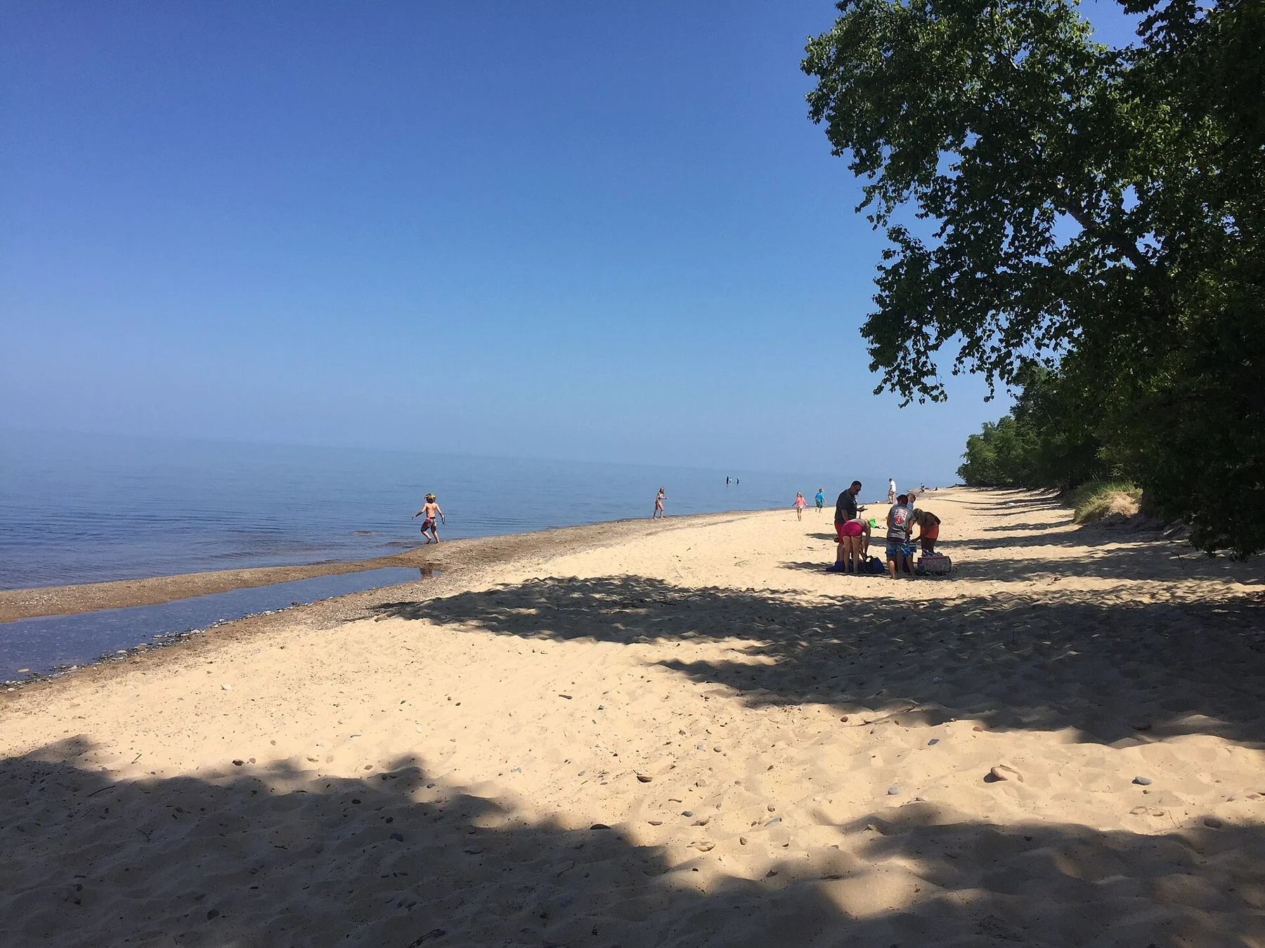 Human-scale Great Lakes shoreline
