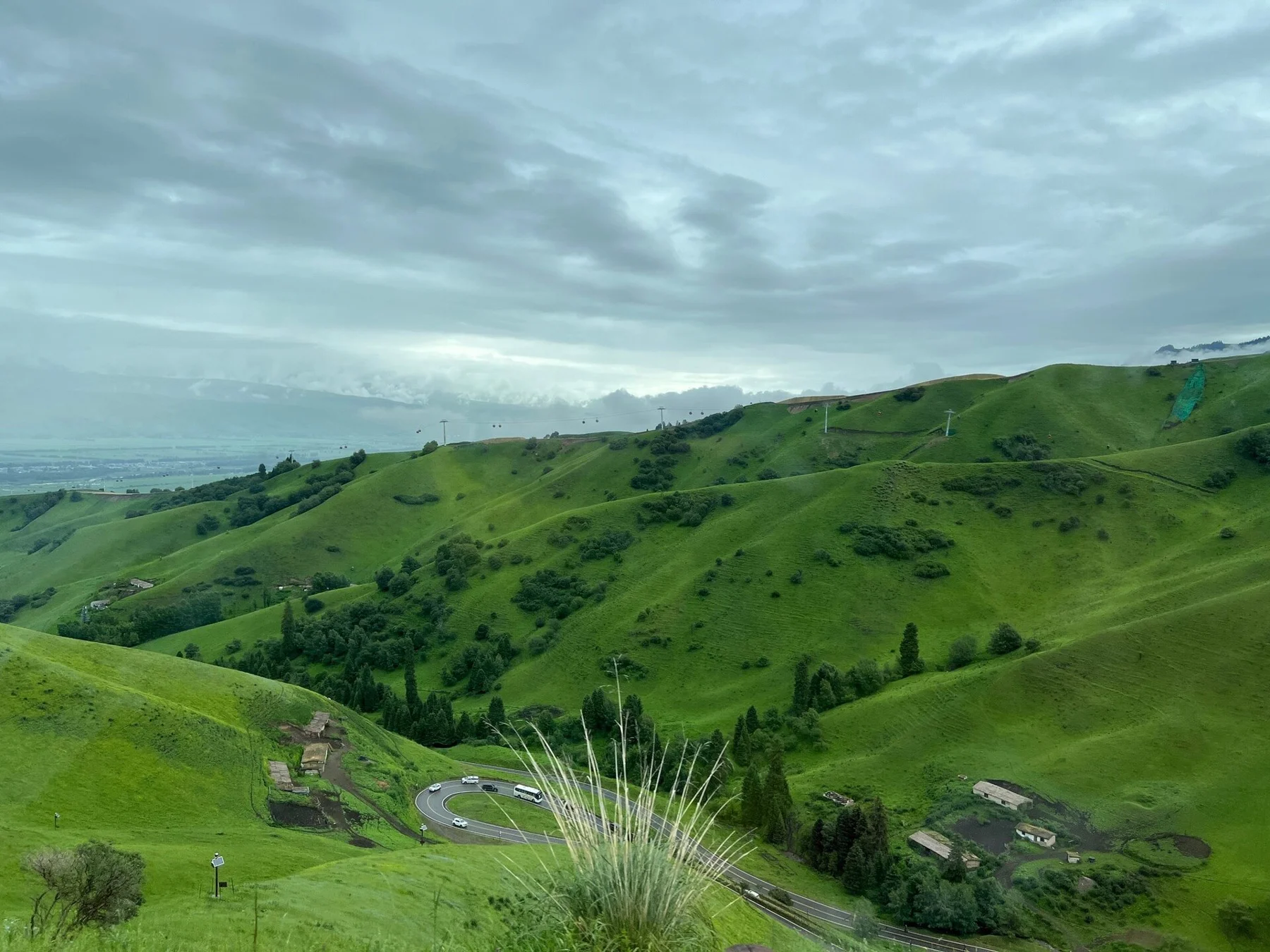 Nalati grassland valley in the Tianshan region
